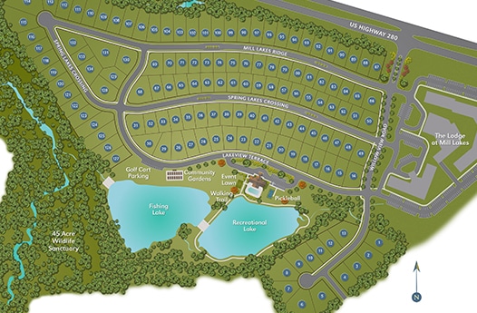 The Springs of Mill Lakes Site Plan